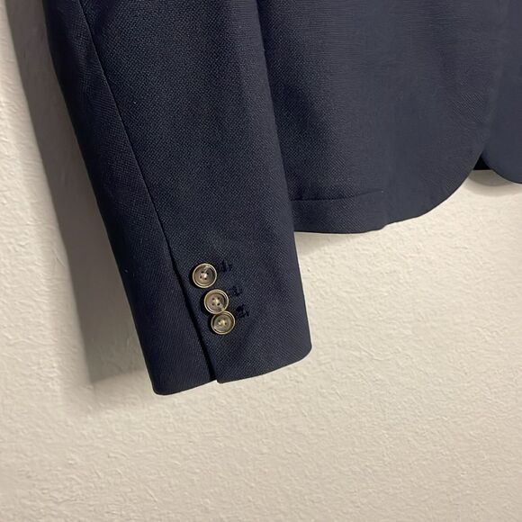 GAP blazers | GAP Academy navy long sleeve fitted blazer size 6 fully lined beau - Picture 4 of 10